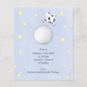 Einfache Baby Wasserfarbenkuh sprang über den Mond (Rückseite)