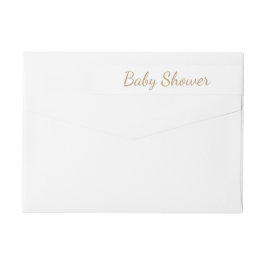 Einfache Babydusche