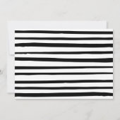 Einfache Babydusche Einladung (Rückseite)