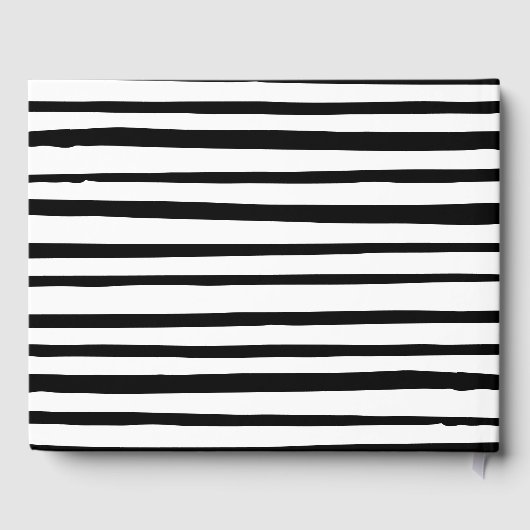 Einfache Babydusche Gästebuch (Rückseite)