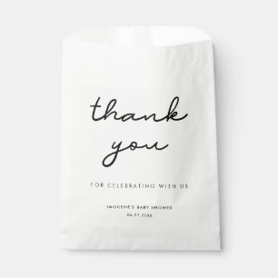 Einfache Babydusche Geschenktütchen