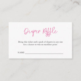 Einfache Babydusche Windeln Umschließung Begleitkarte