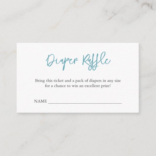 Einfache Babydusche Windeln Umschließung Begleitkarte (Vorderseite)