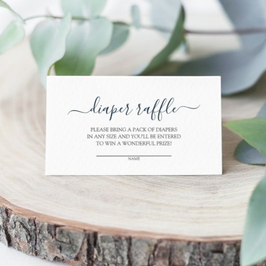 Einfache Babydusche Windelwaschkarte Begleitkarte