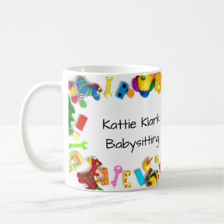 Einfache Babysittung Kaffeetasse