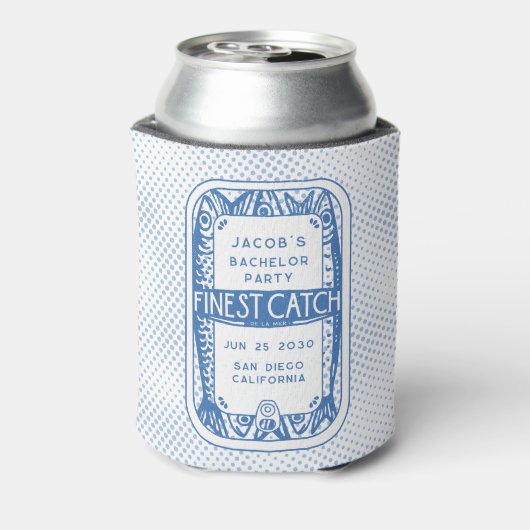 Einfache Bachelor Party Angeln Typ Wochenendausflu Dosenkühler (Kanne Rückseite)