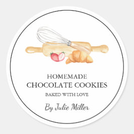 Einfache Backpackung mit Liebe Label für kleine Un Runder Aufkleber