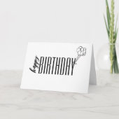 Einfache Balloons für die Geburtstagskarte Karte (Vorderseite)