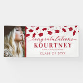 Einfache Banner für 2025 Abschluss Foto (Horizontal)