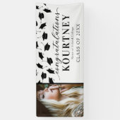 Einfache Banner für 2025 Abschluss Foto (Vertikal)