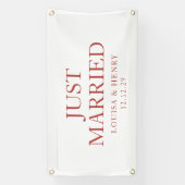 Einfache Banner für verheiratete Autos (Vertikal)