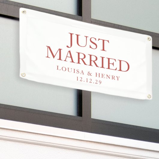 Einfache Banner für verheiratete Autos (Äußeres Gebäude)