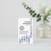 Einfache Bar der Aktie Visitenkarte (Stehend Vorderseite)