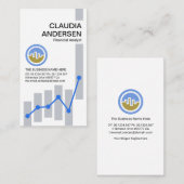 Einfache Bar der Aktie Visitenkarte (Vorne/Hinten)