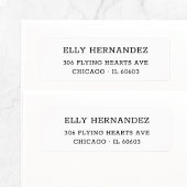 Einfache Basic-Schreibmaschine 11-Rücksendeadresse