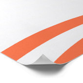 Einfache, bearbeitbare Brautparty-Sitzkarte Poster (Ecke)