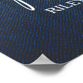 Einfache Beerdigung Foto Beileid Memorial Poster (Ecke)