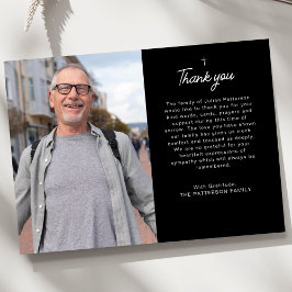 Einfache Beerdigung von Personalisierten Nachricht Dankeskarte