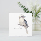 Einfache Beerdigung von Vögeln Vielen Dank, indivi Einladung (Stehend Vorderseite)