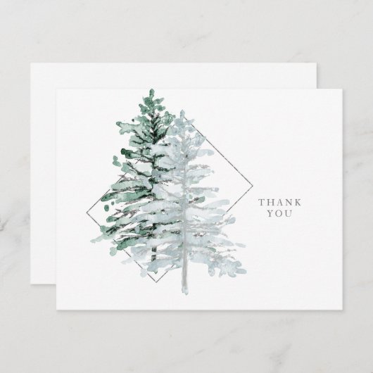 Einfache Beerdigung von Wäldern Danke (Vorne/Hinten)