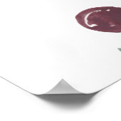 Einfache Beeren Seekarte Poster (Ecke)