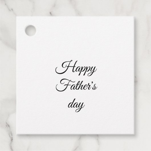 Einfache Begeisterung Vatertagsgeschenk Tags Geschenkanhänger (Vorderseite)