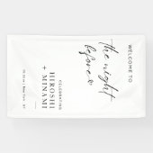 Einfache Begrüßung vor der Nacht Banner (Horizontal)