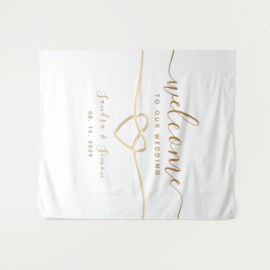 Einfache Begrüßung Wandteppich (Vorderseite (Horizontal))