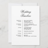 Einfache Begrüßungsbegutachtungskarte Einladung (Rückseite)