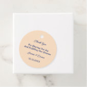 Einfache Beige Personalisierte Hochzeit Geschenkanhänger (Beispiel)