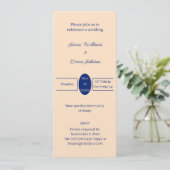 Einfache Beige Personalisierte Hochzeit Save The Date (Stehend Vorderseite)