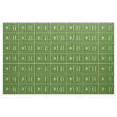 Einfache Bekleidungsetiketten, grün weiß Stoff (Fat Quarter (45,7 x 55,9 cm))