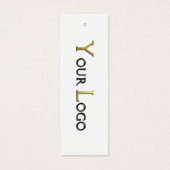 Einfache Bekleidungsmarke mit weißem Schwingen (Vorderseite)