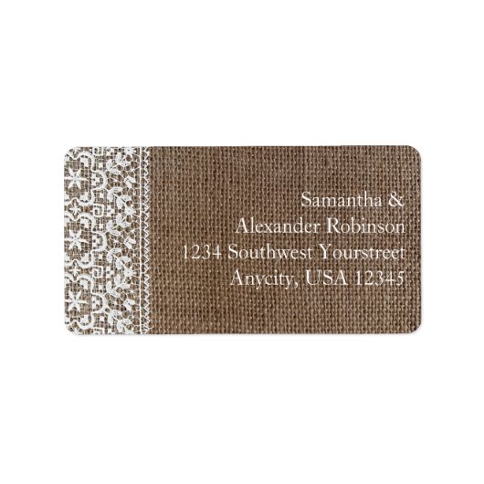 Einfache Belastung und Spitze Adressaufkleber (Vorne)