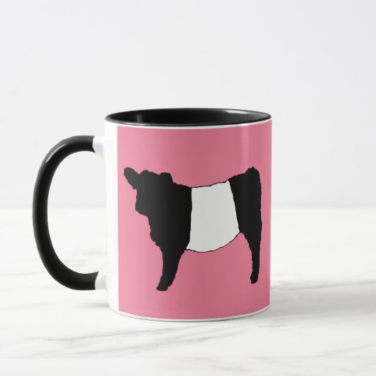 Einfache Belties Gorgeous Galloway Kuh Steppe Tasse (Links)