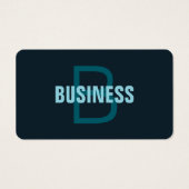 Einfache, benutzerdefinierbare Mit Monogramm Bezei (Vorderseite)