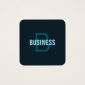 Einfache, benutzerdefinierbare Mit Monogramm Bezei (Vorderseite)