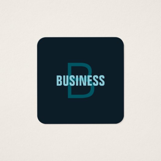 Einfache, benutzerdefinierbare Mit Monogramm Bezei (Vorderseite)