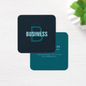 Einfache, benutzerdefinierbare Mit Monogramm Bezei (Schreibtisch)