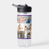 Einfache benutzerdefinierte 12-Fotokollagenfamilie Trinkflasche (Rechts)