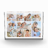Einfache benutzerdefinierte Familienkollage Fotoblock (Vorderseite)