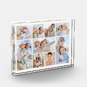 Einfache benutzerdefinierte Familienkollage Fotoblock (Links)