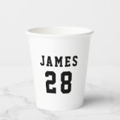 Einfache benutzerdefinierte Farbbreite Pappbecher (Vorderseite)