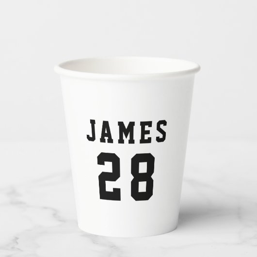 Einfache benutzerdefinierte Farbbreite Pappbecher (Vorderseite)