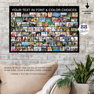 Einfache, benutzerdefinierte Farbe für 88 Fotomate Poster