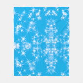 einfache benutzerdefinierte farbenfrohe blaue funk fleecedecke (Vorderseite)