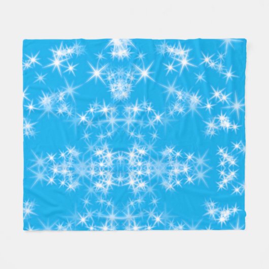 einfache benutzerdefinierte farbenfrohe blaue funk fleecedecke (Vorderseite (Horizontal))