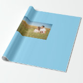 einfache benutzerdefinierte farbenfrohe blaue funk geschenkpapier (Ungerollt)
