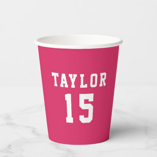 Einfache, benutzerdefinierte Farbvarianten-Papierg Pappbecher (Rückseite)