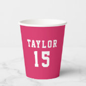 Einfache, benutzerdefinierte Farbvarianten-Papierg Pappbecher (Vorderseite)